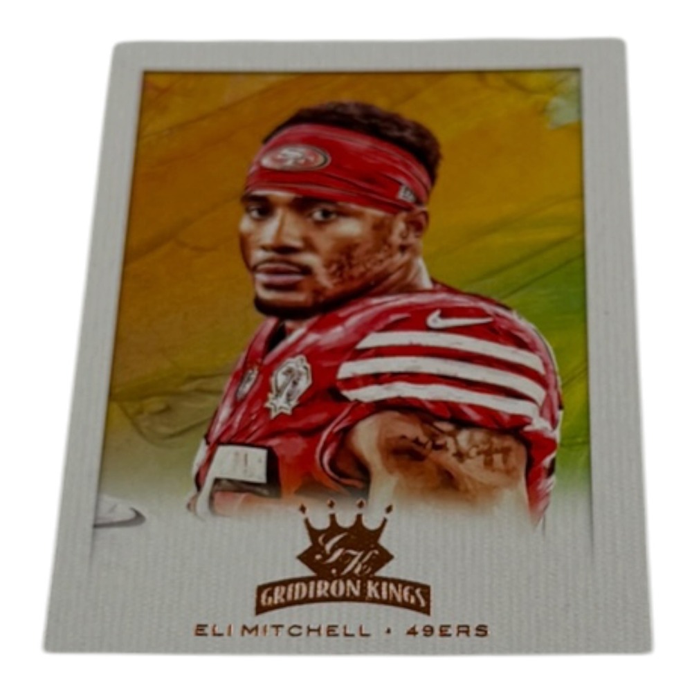 2021 Panini Chronicles Donruss Football Eli Mitchell Gridiron‎ Kings Card GK-17